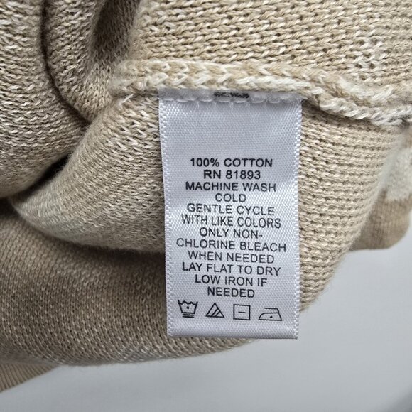 Isaac Mizrahi Live! Floral Cardigan Sweater Jacket 3/4 Sleeve Gold Buttons 1X - Picture 5 of 7